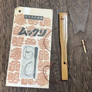 ムックリ（アイヌの楽器）のヒモが切れた